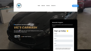 Thumbnail of vicscarwash508.com