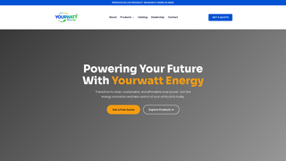 Screenshot of yourwattenergy.com