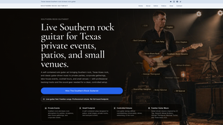 Screenshot of southernrockguitarist.com
