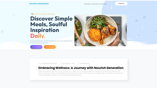 Screenshot of nourishgeneration.org