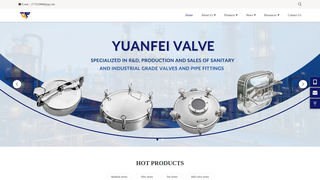 Thumbnail of yuanfeivalvefittings.com