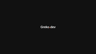 Screenshot of greko.dev