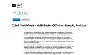 Thumbnail of zahidabdulqadir.com