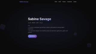Thumbnail of sabineksavage.com