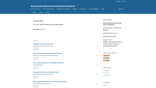 Thumbnail of educationalsocialreview.com