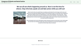 Thumbnail of congressofclimate.com