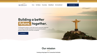 Screenshot of rivergold-foundation.org