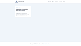 Thumbnail of classbunk.com