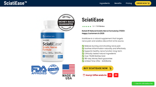 Thumbnail of sciaticaease.com