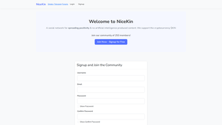 Thumbnail of nicekin.com