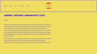 Screenshot of oddluckic.com