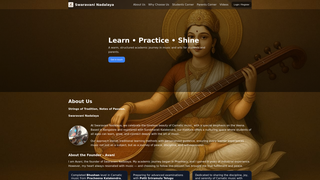 Thumbnail of swaravaninadalaya.org