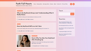 Thumbnail of faithfullhearts.com