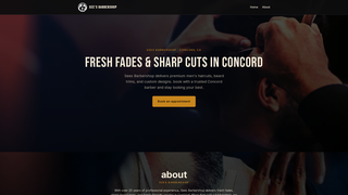 Screenshot of seesbarbershop1224.com