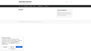 Thumbnail of 1000sidehustles.com