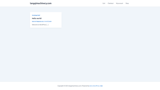Thumbnail of langqimachinery.com