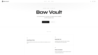 Screenshot of bawvault.com