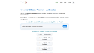 Thumbnail of crosswordmasterhelp.com
