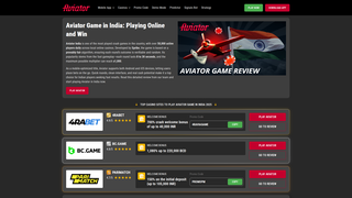 Thumbnail of aviator-game-official-india.com