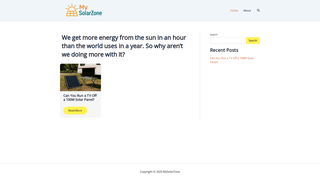 Thumbnail of mysolarzone.com