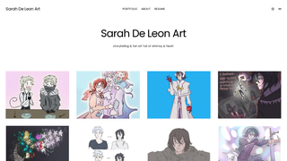 Thumbnail of sarahdeleonart.com