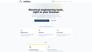 Screenshot of voltline.app