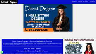 Thumbnail of directdigree.com