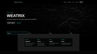Screenshot of weatrix.com