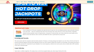 Thumbnail of americanlucks.com