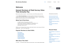 Thumbnail of mysurveyreviews.com