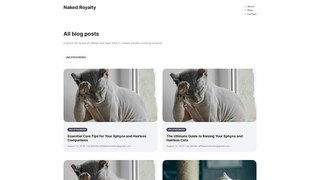 Thumbnail of nakedroyalty.com