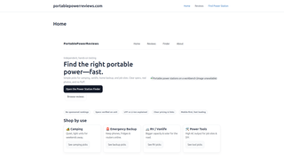 Thumbnail of portablepowerreviews.com