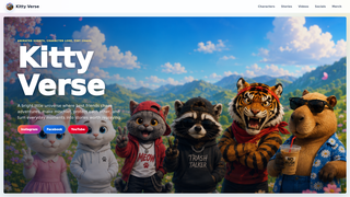 Screenshot of kittyverseofficial.com