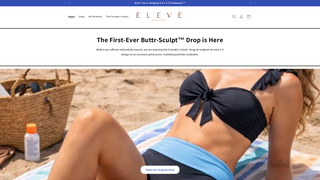 Screenshot of elevebodywear.com