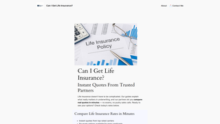 Thumbnail of canigetlifeinsurance.com