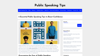 Thumbnail of publicspeakingtips.org
