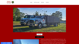 Screenshot of michaelstreeservices.net