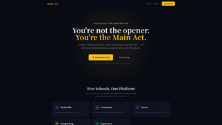 Screenshot of mainact.app