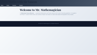 Thumbnail of mrmathemagician.com