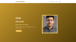 Thumbnail of artakarimzadeh.com