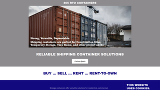Thumbnail of 805rtocontainers.com