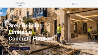 Screenshot of sreirbuildinglimited.com