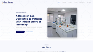 Screenshot of cansucaklab.com