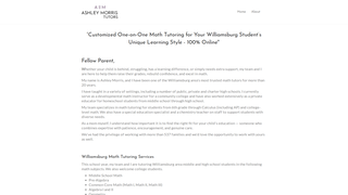 Thumbnail of williamsburgmathtutor.com