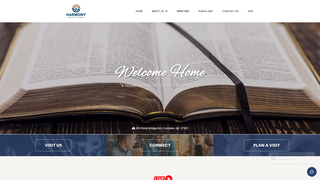 Screenshot of harmonynenc.com