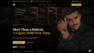 Screenshot of matuzbarbershop.com