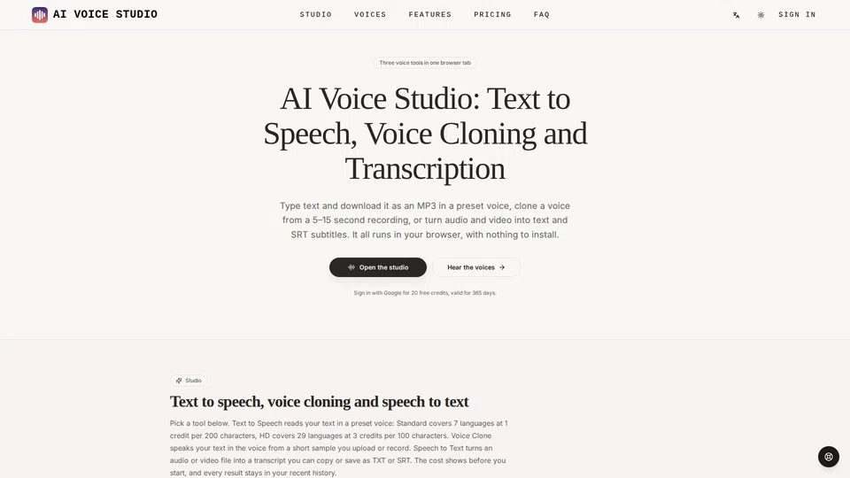 Site preview