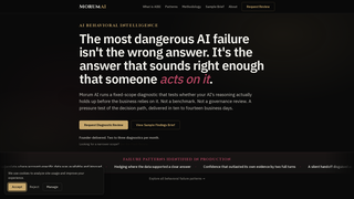 Screenshot of morum.ai