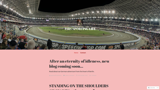 Thumbnail of thissportinglifedotblog.com