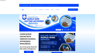 Thumbnail of learnonlinetajweedulquran.com